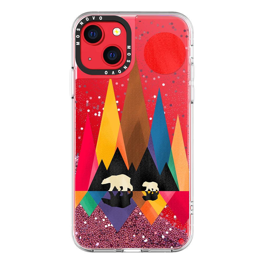 MAMA Bear Glitter Phone Case - iPhone 13 Case - MOSNOVO