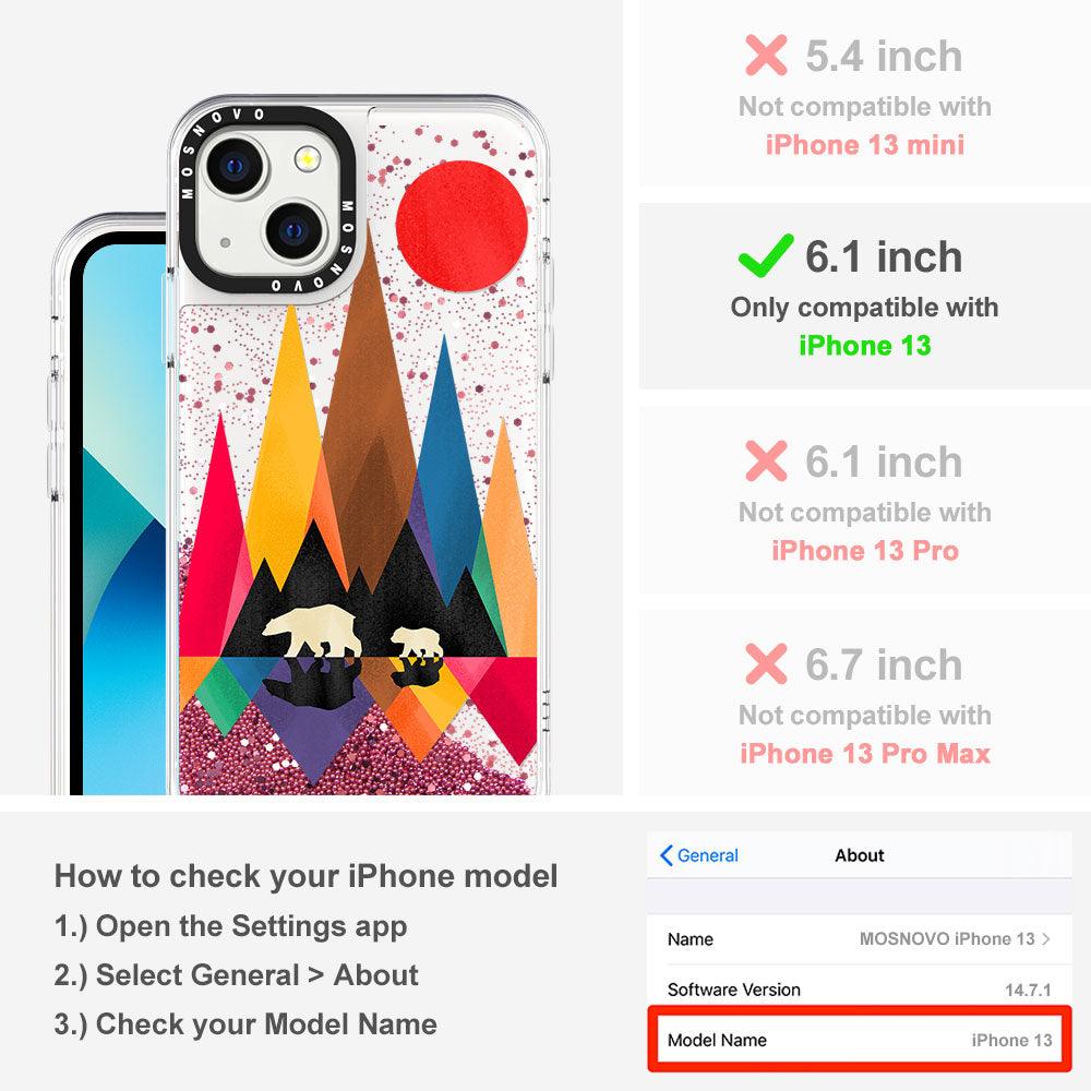 MAMA Bear Glitter Phone Case - iPhone 13 Case - MOSNOVO
