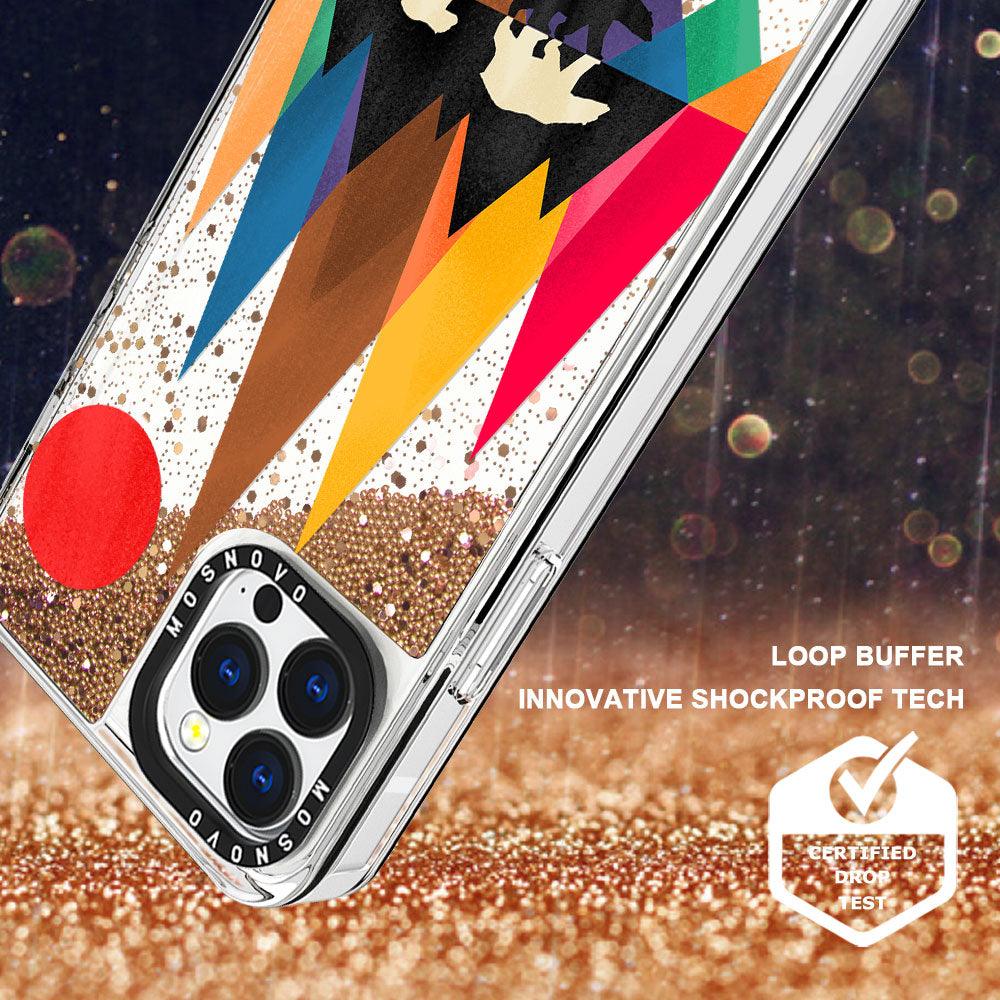 MAMA Bear Glitter Phone Case - iPhone 13 Pro Max Case - MOSNOVO