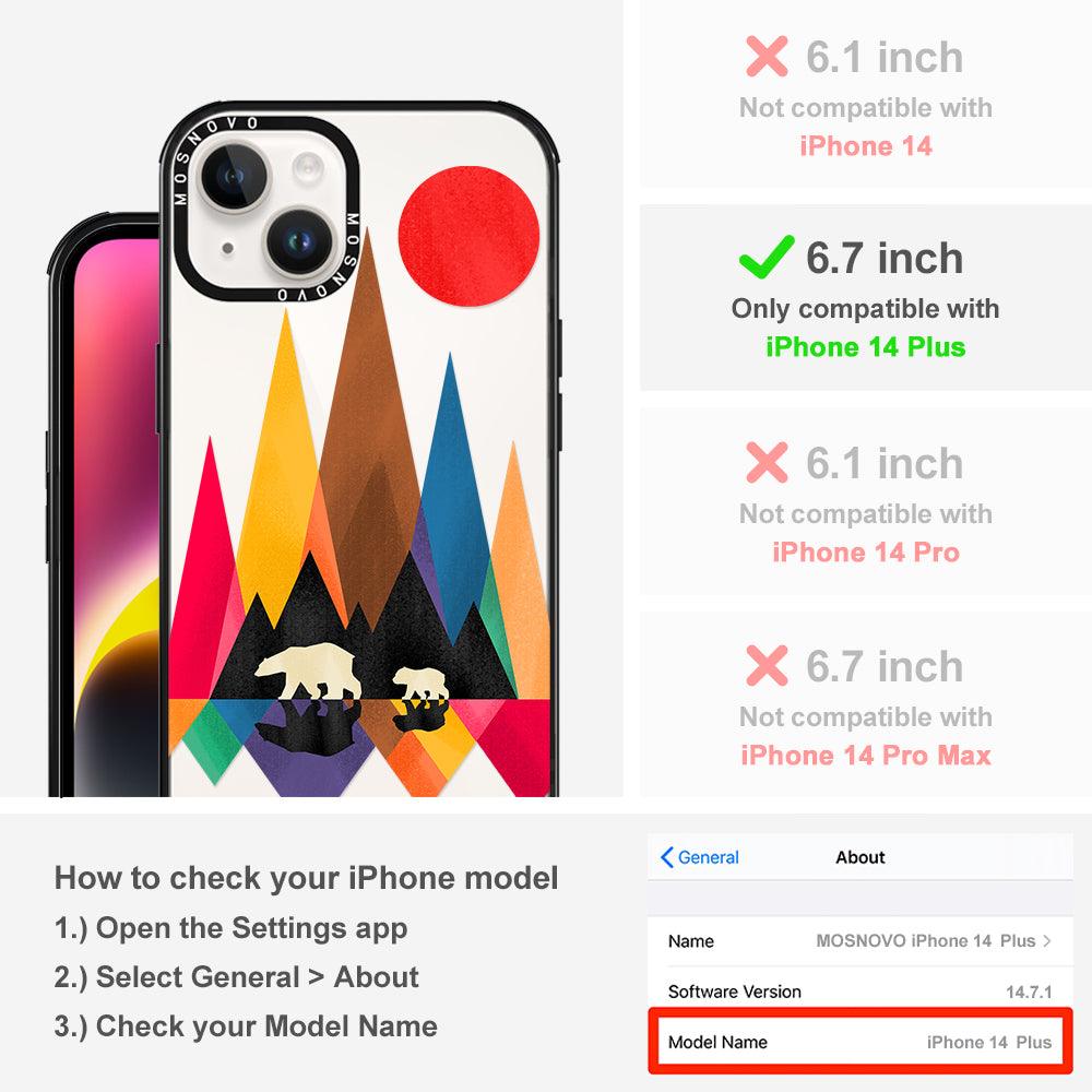 MAMA Bear Phone Case - iPhone 14 Plus Case - MOSNOVO