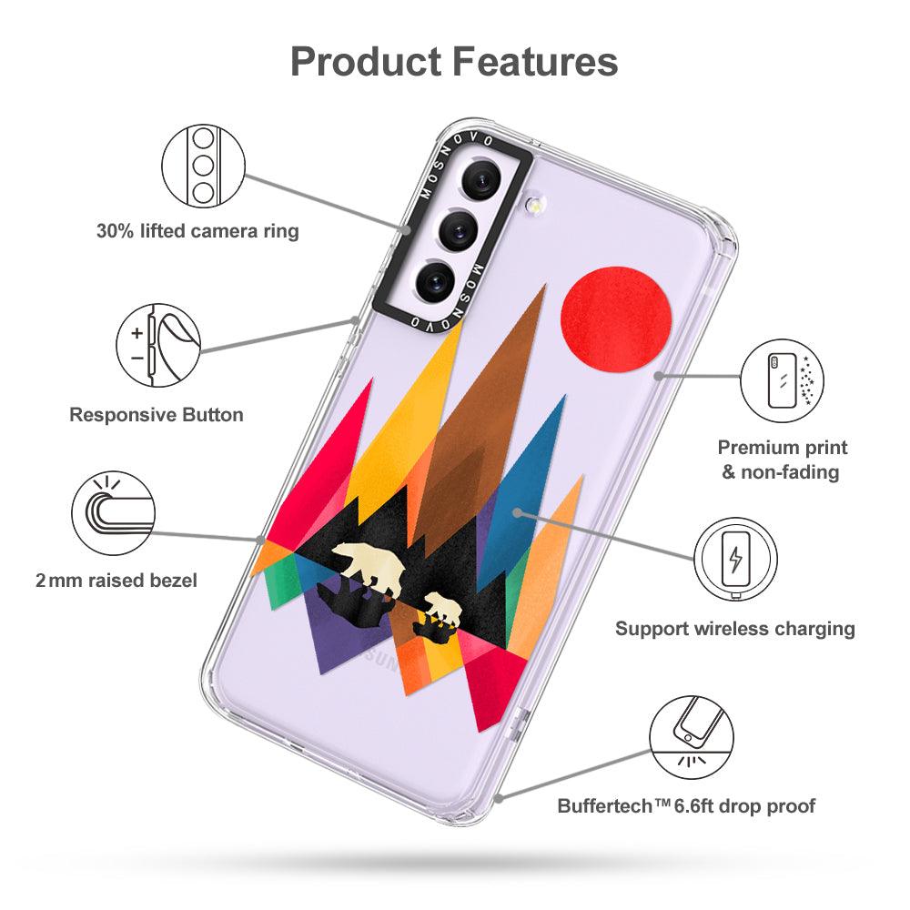 MAMA Bear Phone Case - Samsung Galaxy S21 FE Case - MOSNOVO