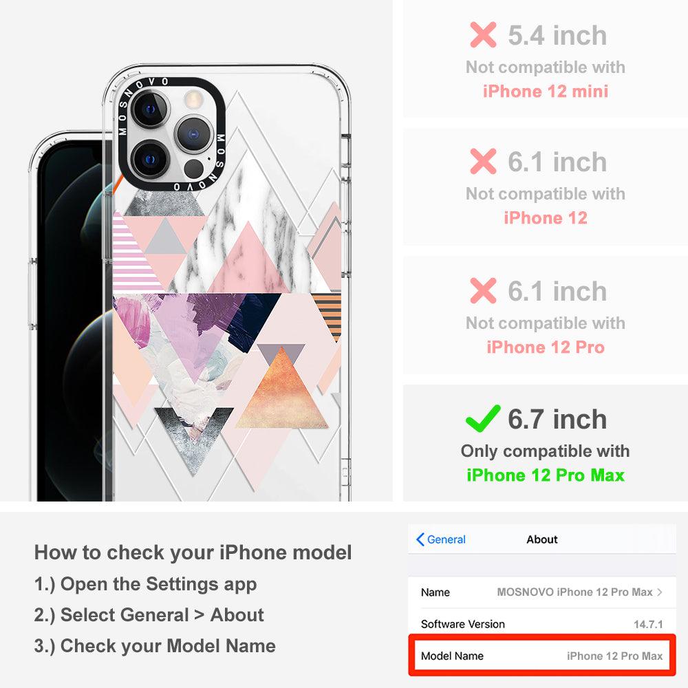 Marble Art Phone Case - iPhone 12 Pro Max Case - MOSNOVO