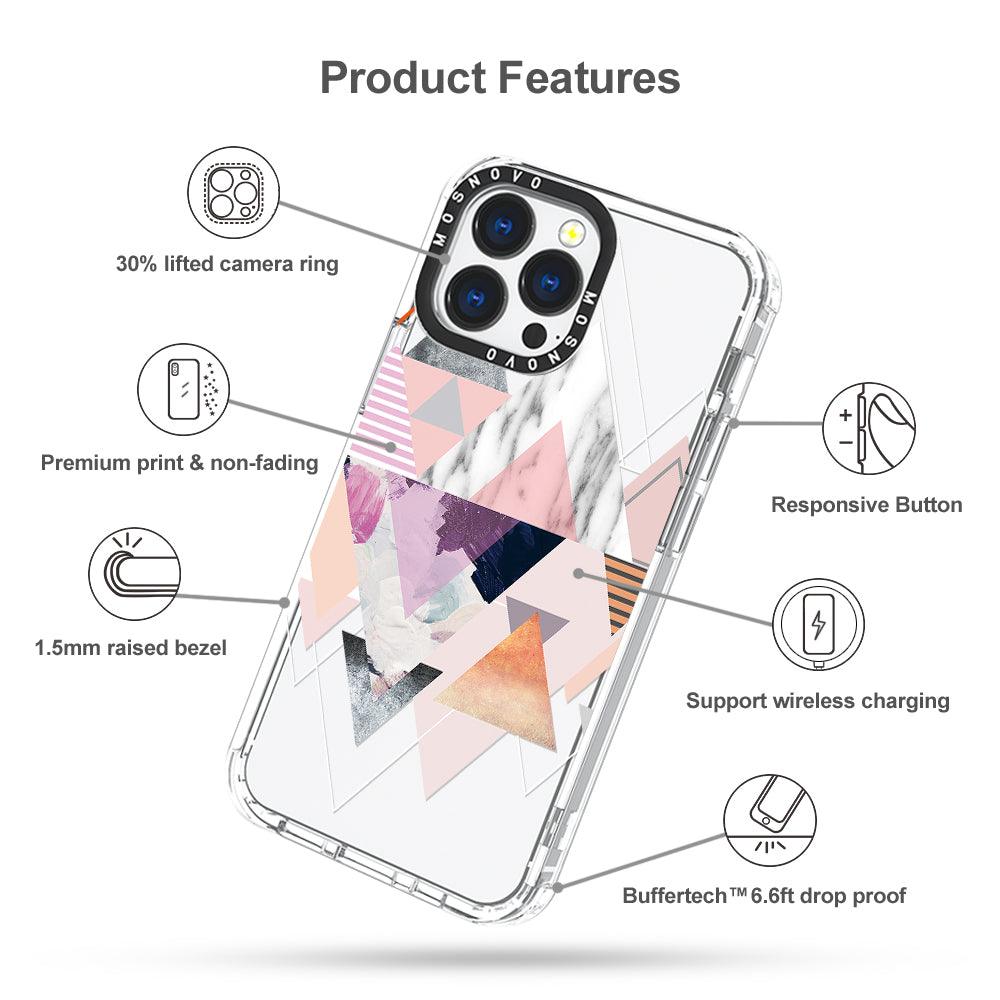 Marble Art Phone Case - iPhone 13 Pro Case - MOSNOVO