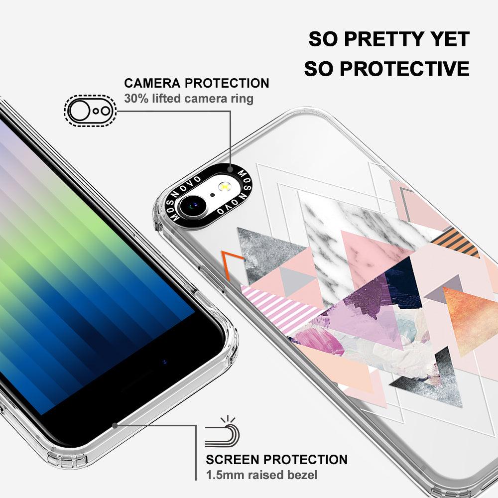 Marble Art Phone Case - iPhone SE 2020 Case - MOSNOVO
