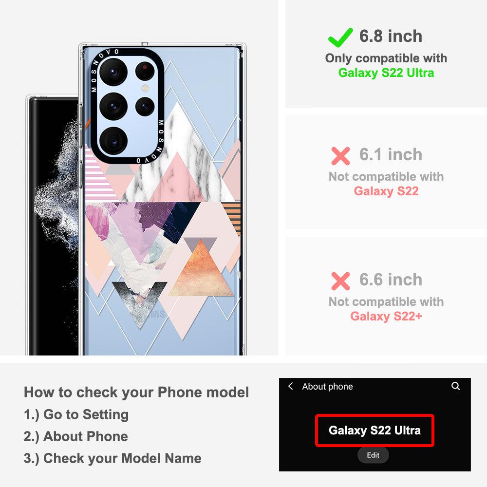 Marble Phone Case - Samsung Galaxy S22 Ultra Case - MOSNOVO