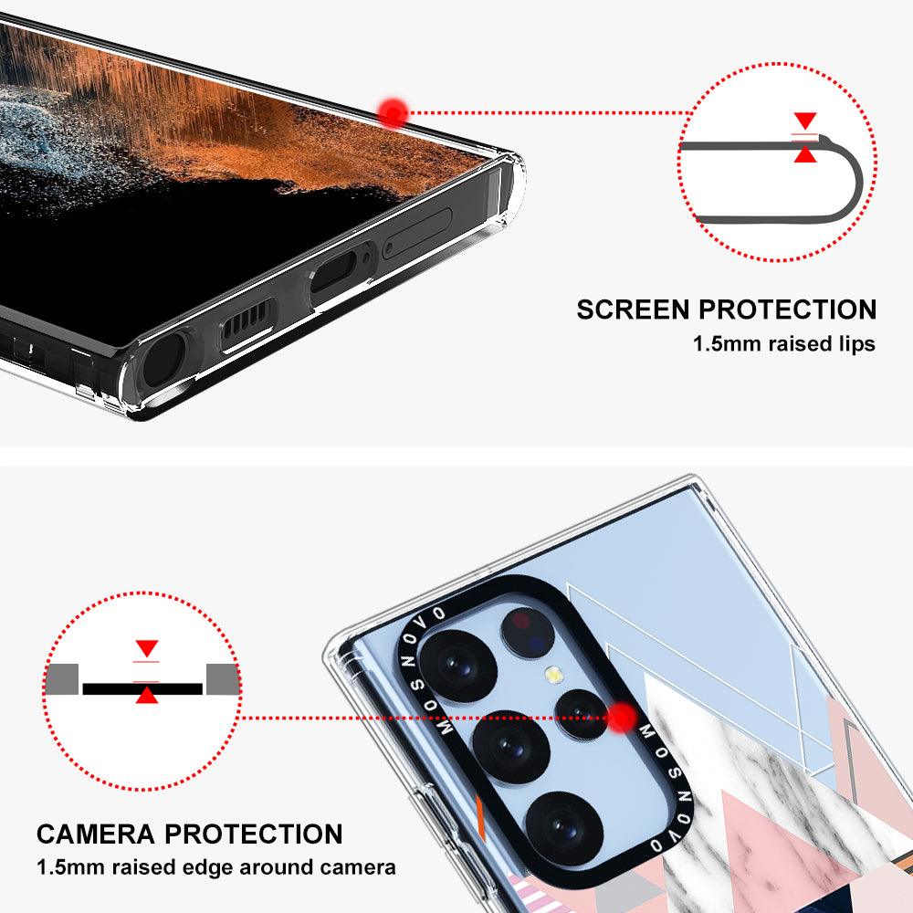 Marble Phone Case - Samsung Galaxy S22 Ultra Case - MOSNOVO