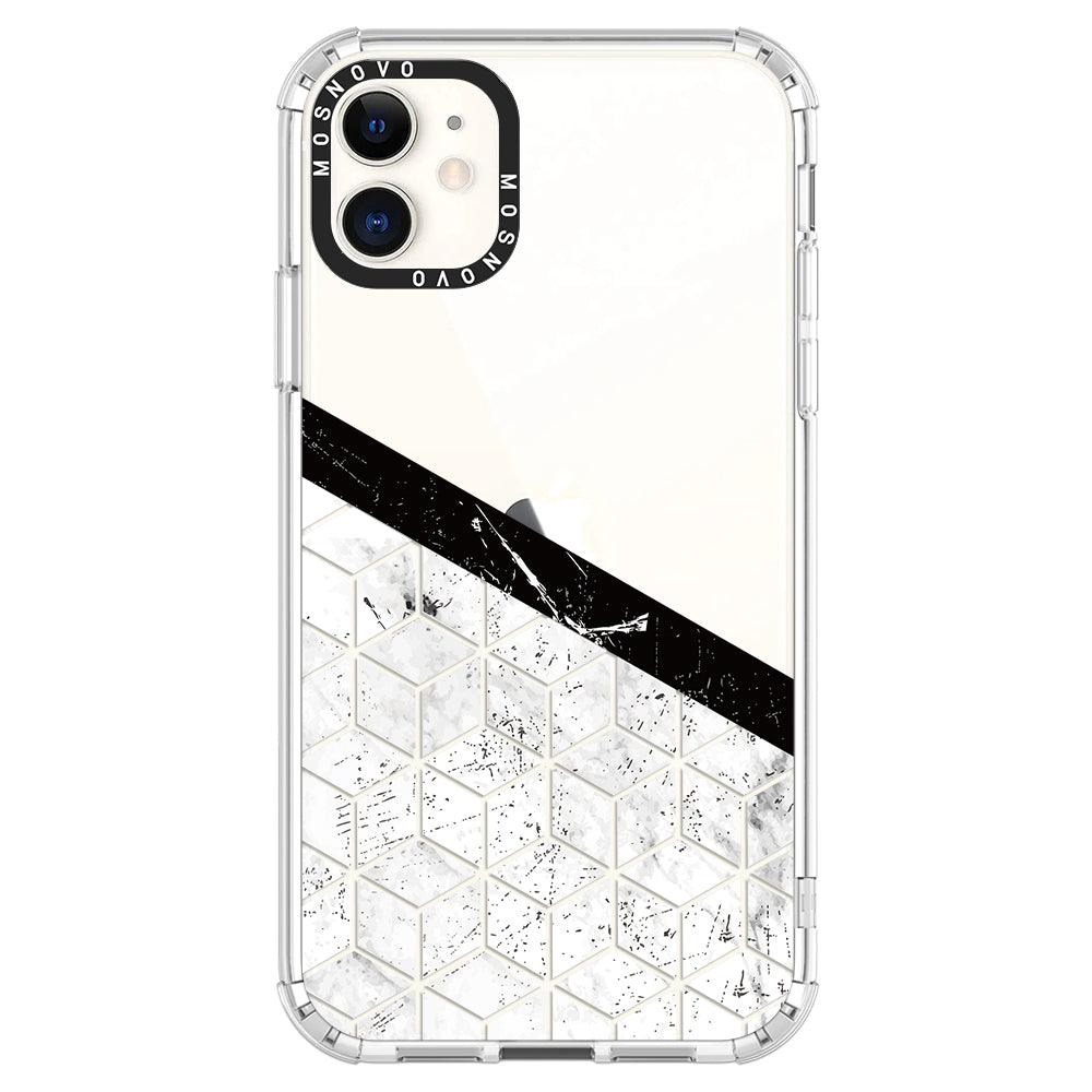 Marble Block Art Phone Case - iPhone 11 Case - MOSNOVO
