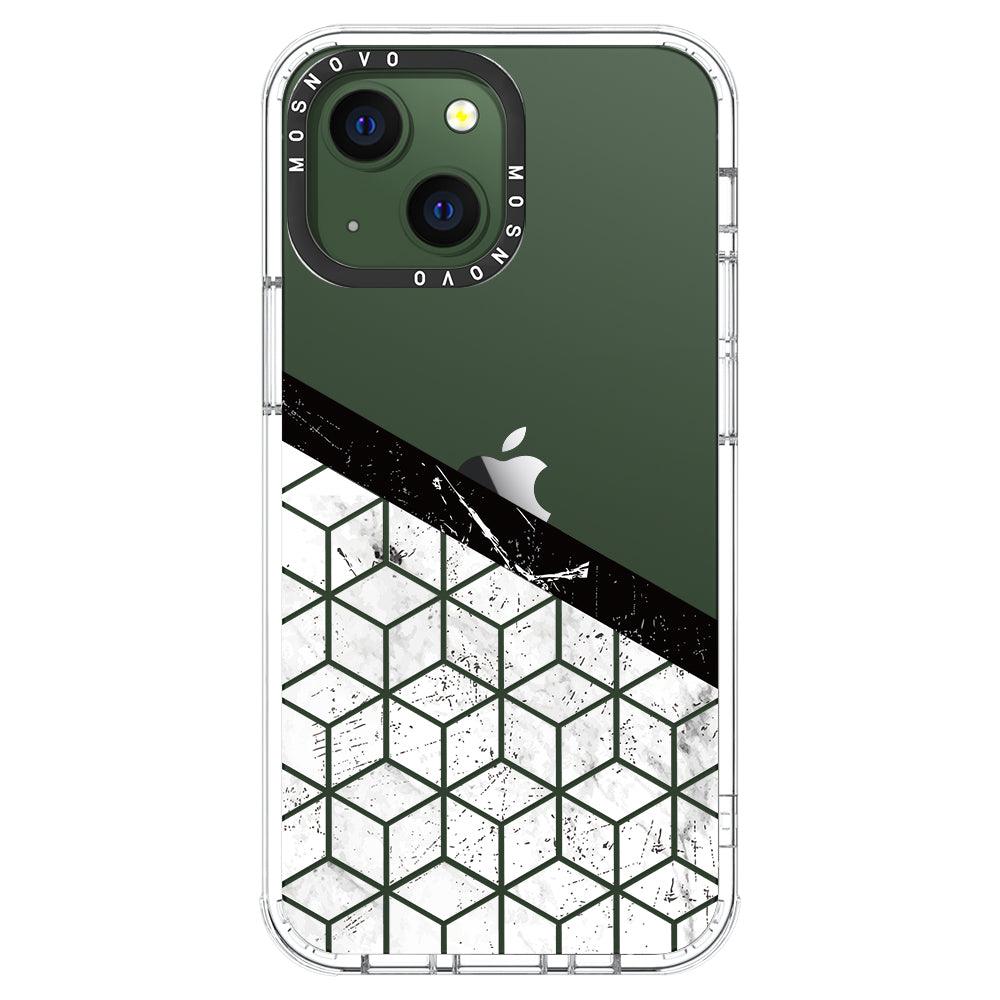 Marble Block Art Phone Case - iPhone 13 Case - MOSNOVO