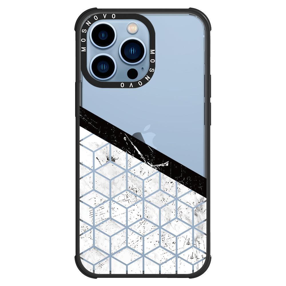 Marble Block Art Phone Case - iPhone 13 Pro Case - MOSNOVO