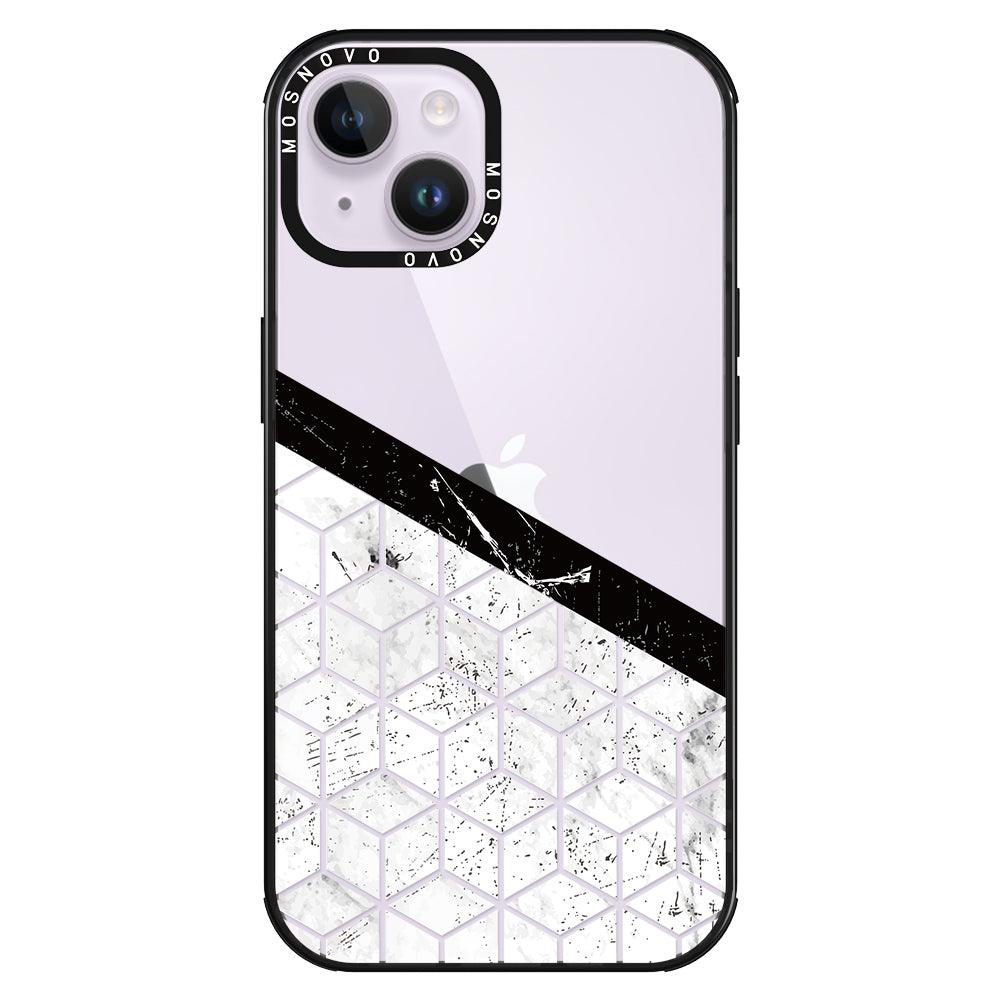 Marble Block Art Phone Case - iPhone 14 Case - MOSNOVO