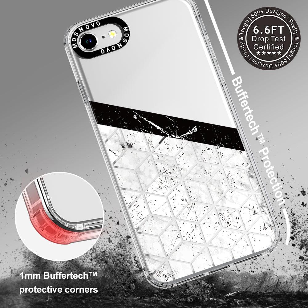 Marble Block Art Phone Case - iPhone 7 Case - MOSNOVO