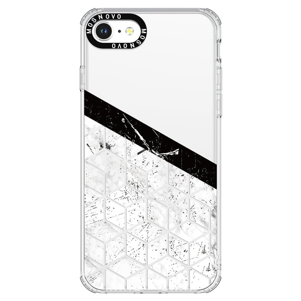 Marble Block Art Phone Case - iPhone SE 2020 Case - MOSNOVO