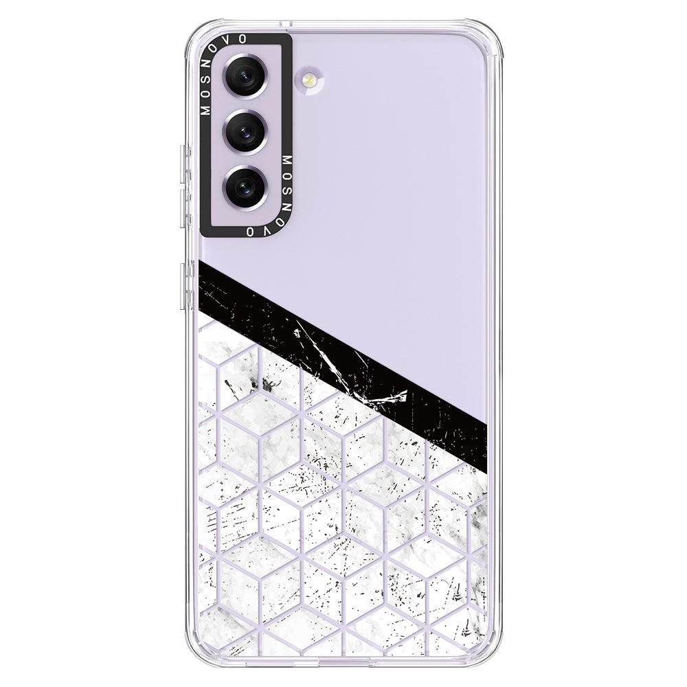 Marble Block Art Phone Case - Samsung Galaxy S21 FE Case - MOSNOVO