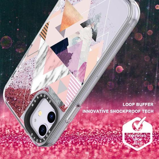 Marble Glitter Phone Case - iPhone 11 Case - MOSNOVO
