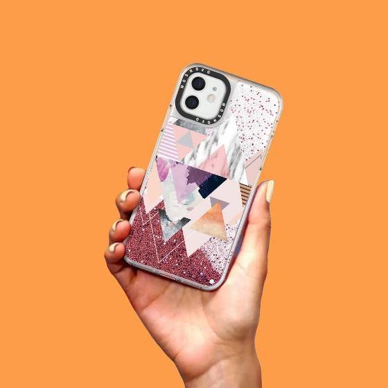 Marble Glitter Phone Case - iPhone 12 Mini Case