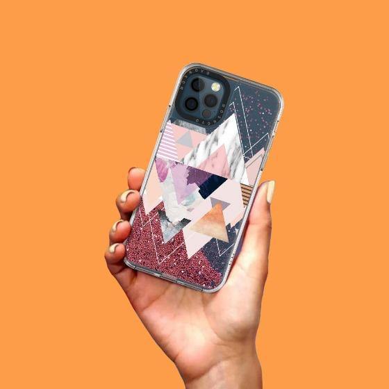 Marble Glitter Phone Case - iPhone 12 Pro Max Case
