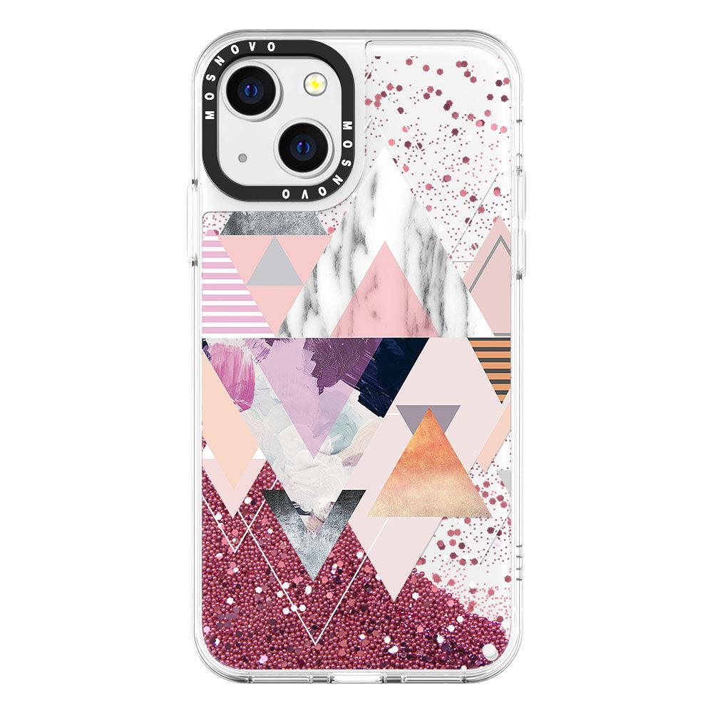 Marble Glitter Phone Case - iPhone 13 Case - MOSNOVO