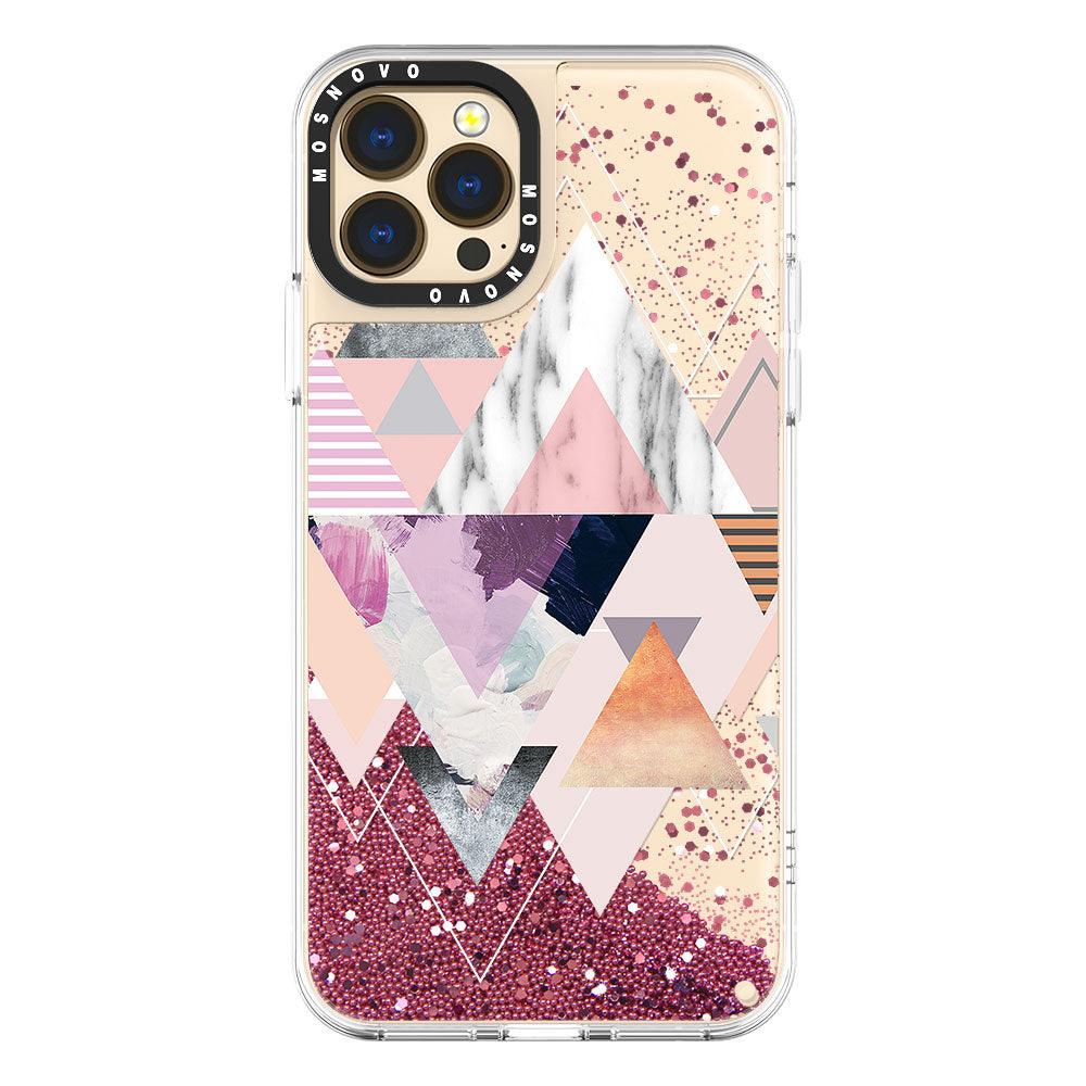 Marble Glitter Phone Case - iPhone 13 Pro Max Case - MOSNOVO