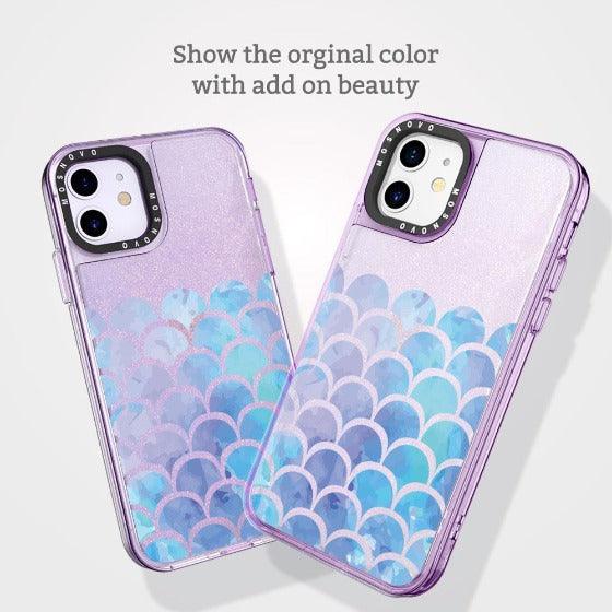 Mermaid Scale Glitter Phone Case - iPhone 11 Case - MOSNOVO