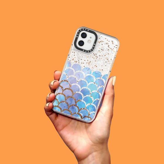 Mermaid Scale Glitter Phone Case - iPhone 12 Mini Case
