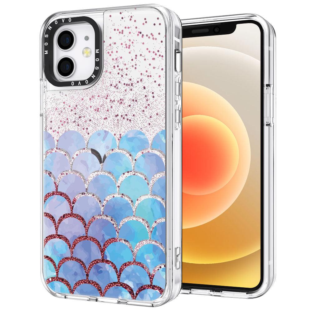 Mermaid Scale Glitter Phone Case - iPhone 12 Mini Case - MOSNOVO