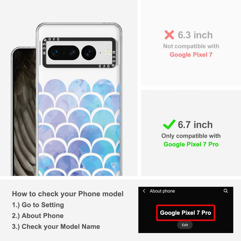 Mermaid Scales Phone Case - Google Pixel 7 Pro Case - MOSNOVO