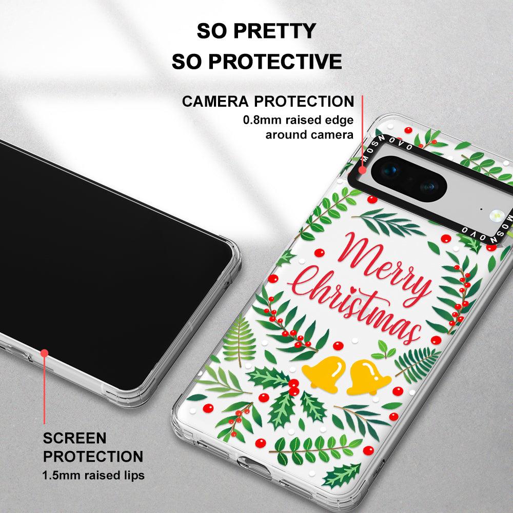 Merry Christmas Phone Case - Google Pixel 7 Case - MOSNOVO