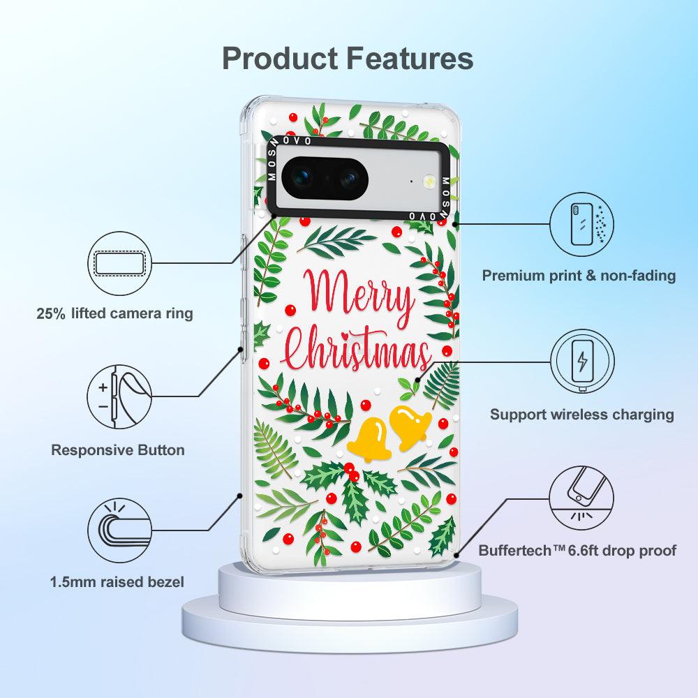 Merry Christmas Phone Case - Google Pixel 7 Case - MOSNOVO