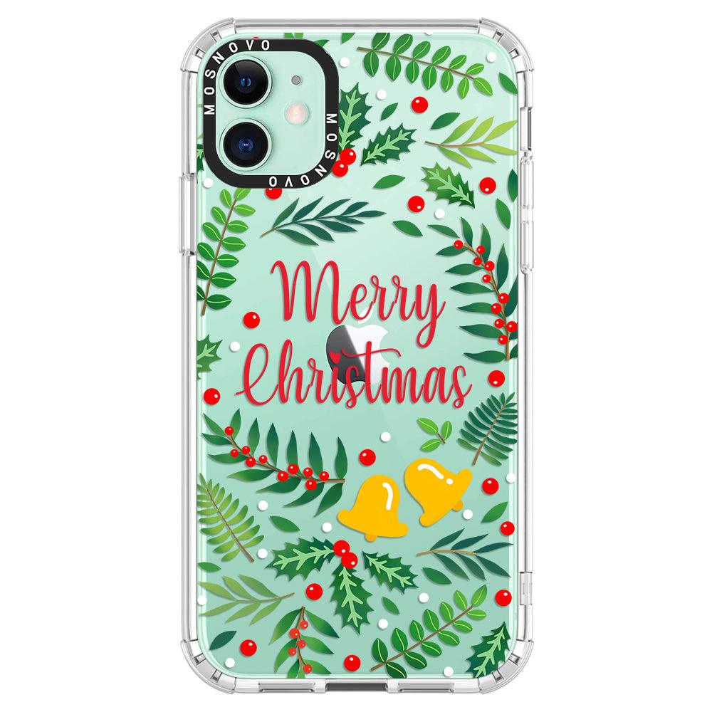 Merry Christmas Phone Case - iPhone 11 Case - MOSNOVO