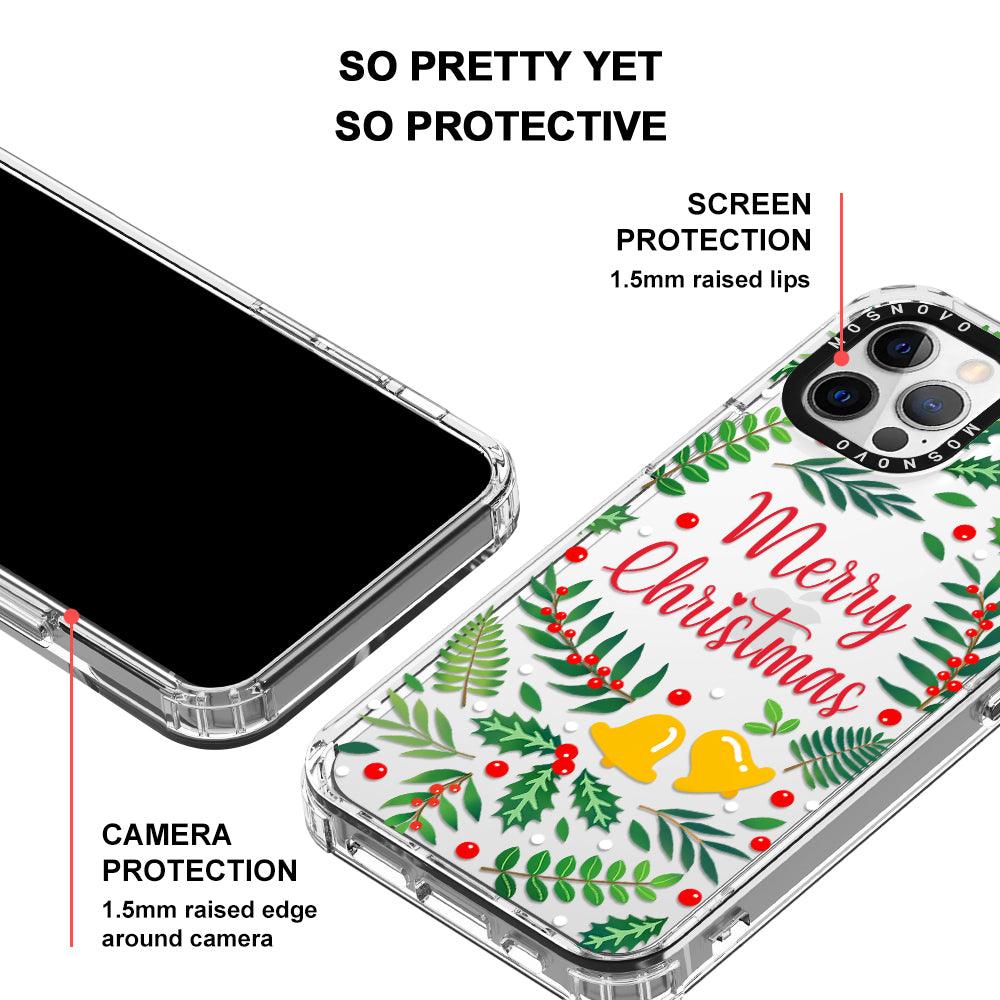 Merry Christmas Phone Case - iPhone 12 Pro Case - MOSNOVO