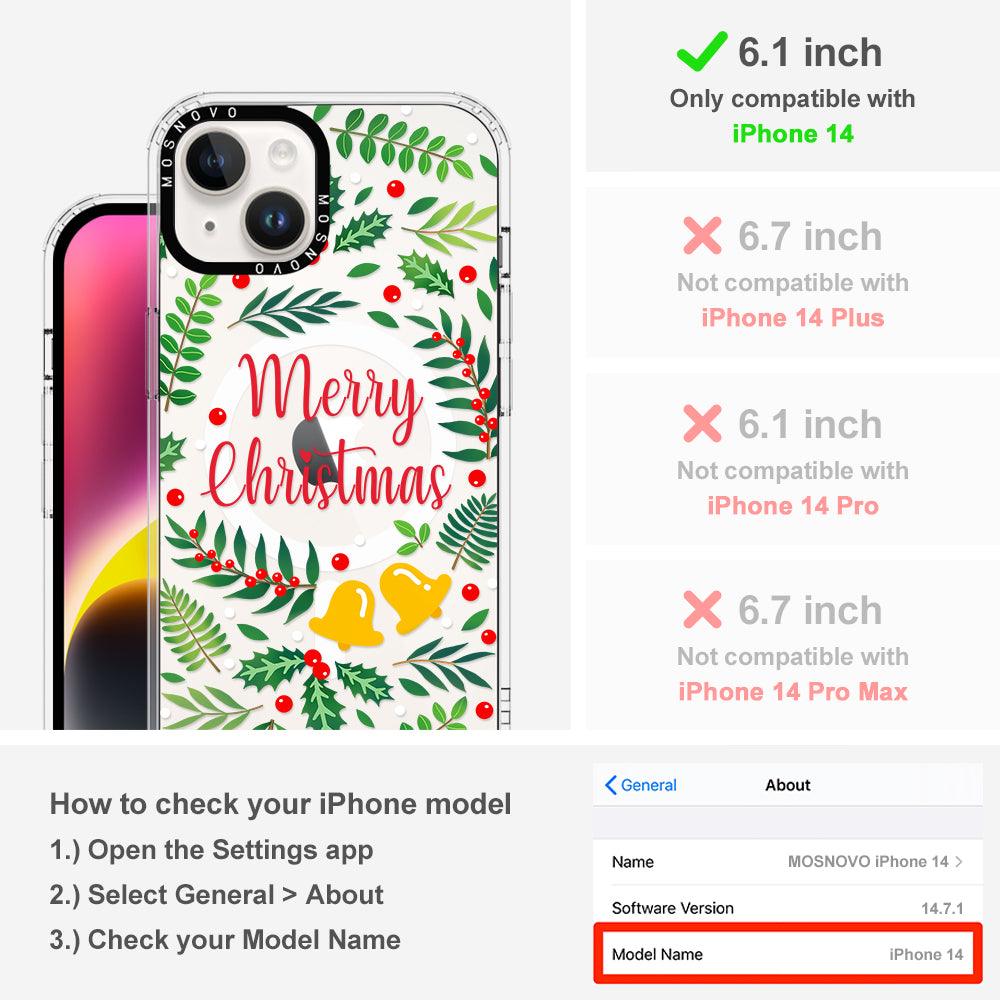 Merry Christmas Phone Case - iPhone 14 Case - MOSNOVO