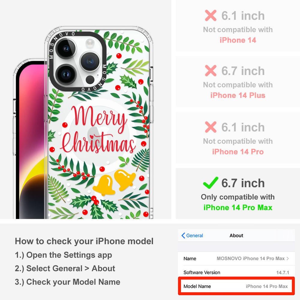 Merry Christmas Phone Case - iPhone 14 Pro Max Case - MOSNOVO