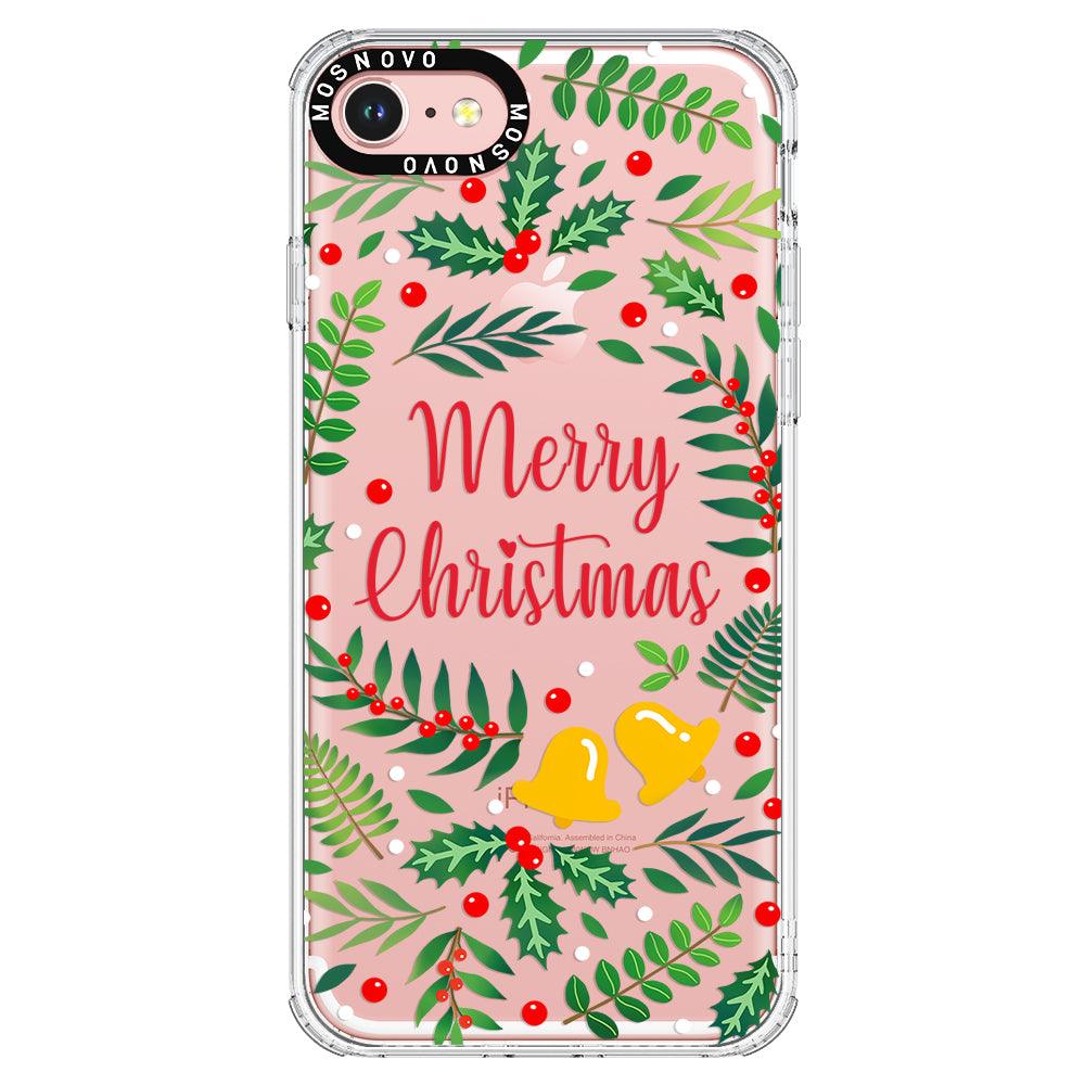 Merry Christmas Phone Case - iPhone 8 Case - MOSNOVO