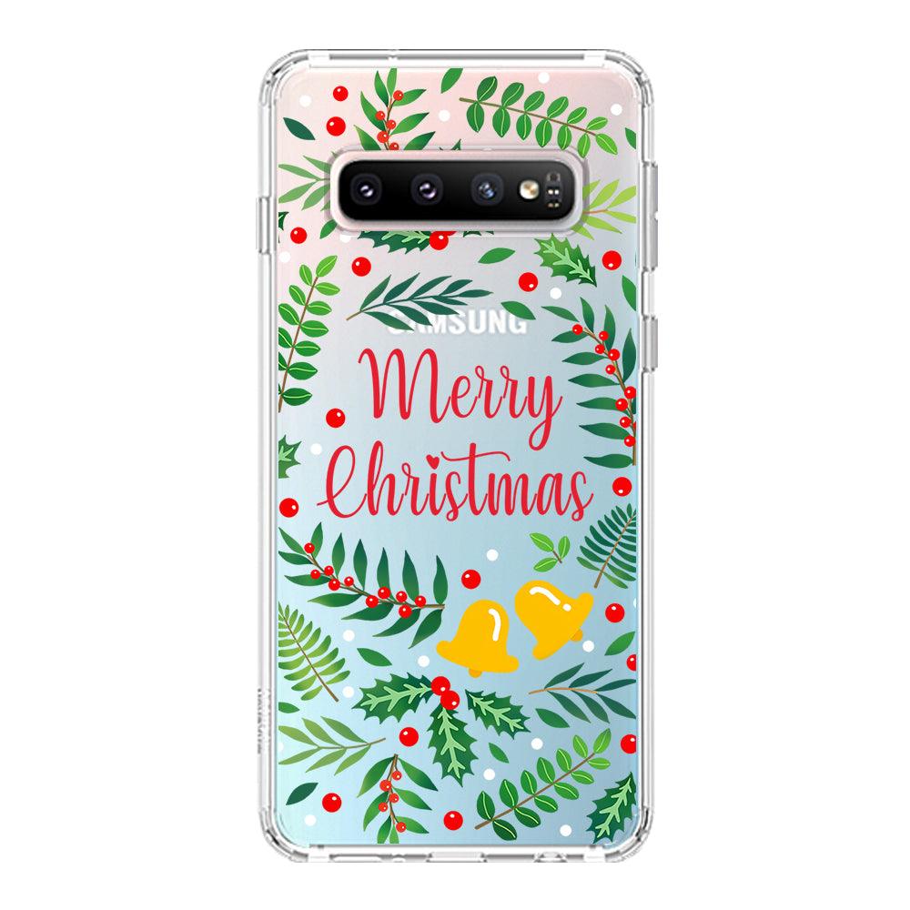 Merry Christmas Phone Case - Samsung Galaxy S10 Case - MOSNOVO