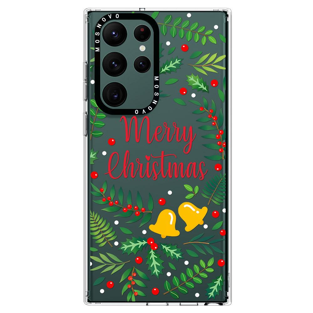 Merry Christmas Phone Case - Samsung Galaxy S22 Ultra Case - MOSNOVO