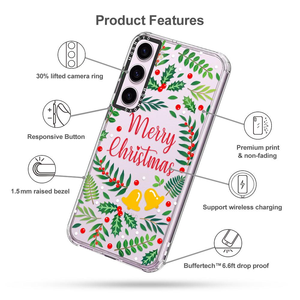 Merry Christmas Phone Case - Samsung Galaxy S23 Plus Case - MOSNOVO