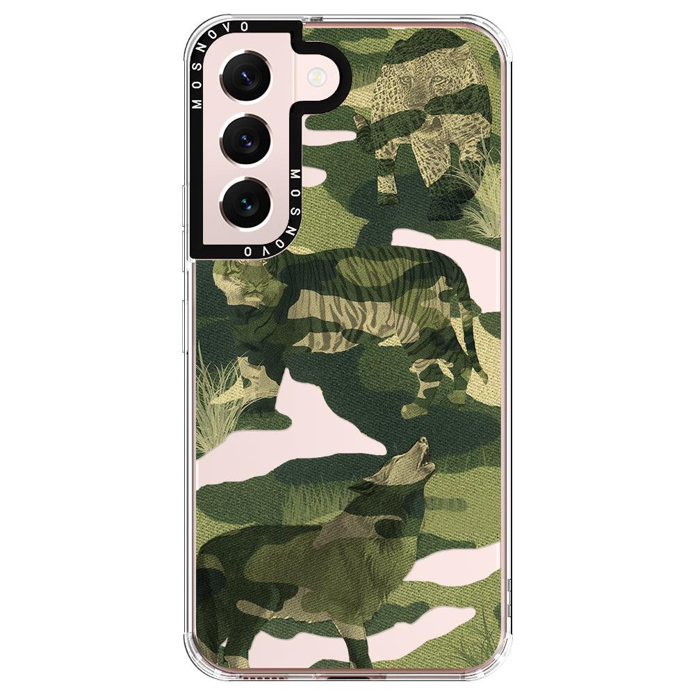 Military Camouflage Phone Case - Samsung Galaxy S22 Case - MOSNOVO