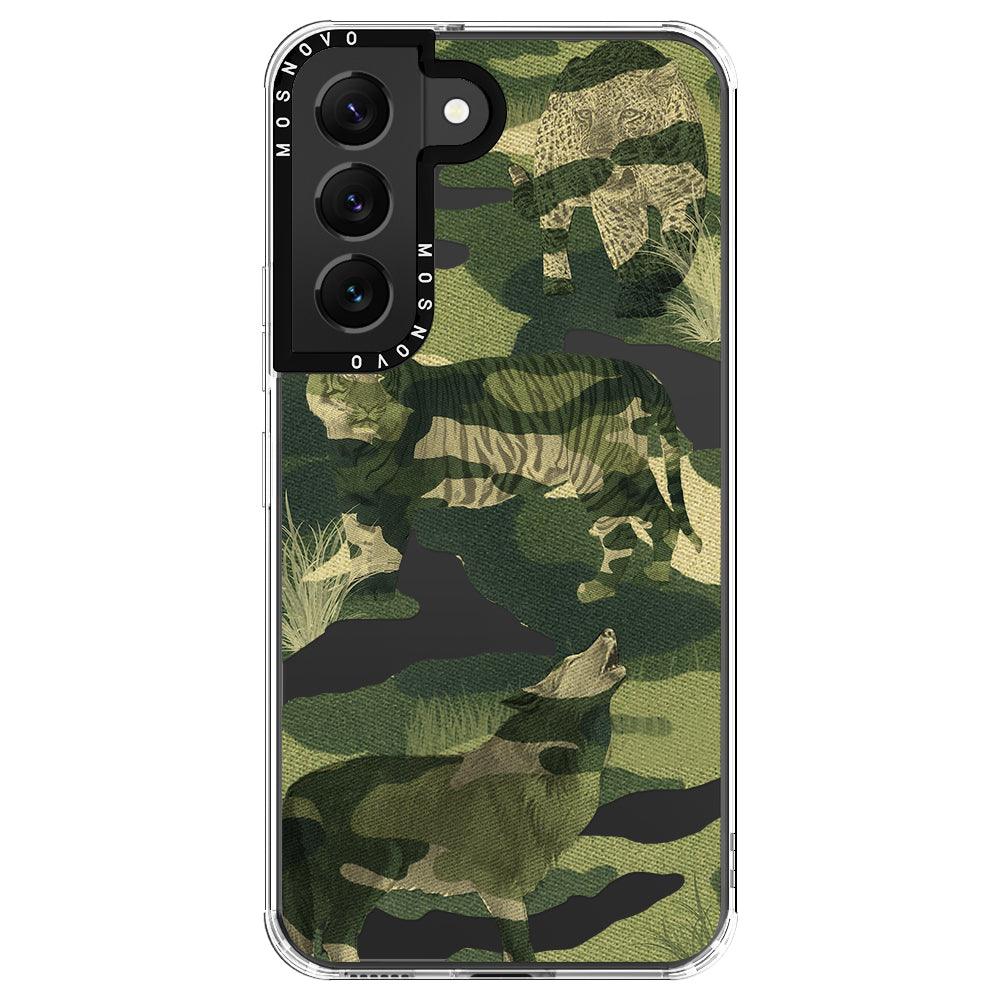Military Camouflage Phone Case - Samsung Galaxy S22 Case - MOSNOVO