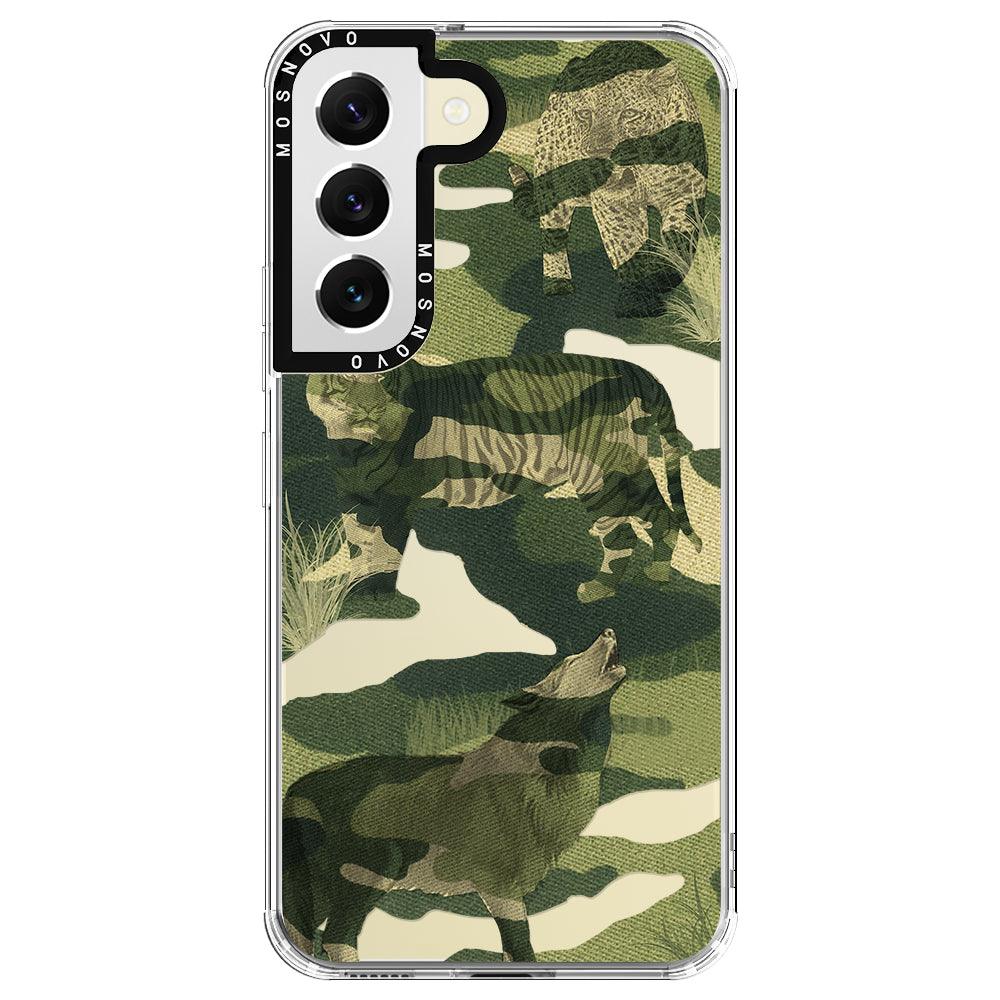 Military Camouflage Phone Case - Samsung Galaxy S22 Plus Case - MOSNOVO