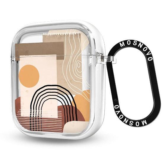 Minimalist Abstract Art AirPods 1/2 Case - MOSNOVO