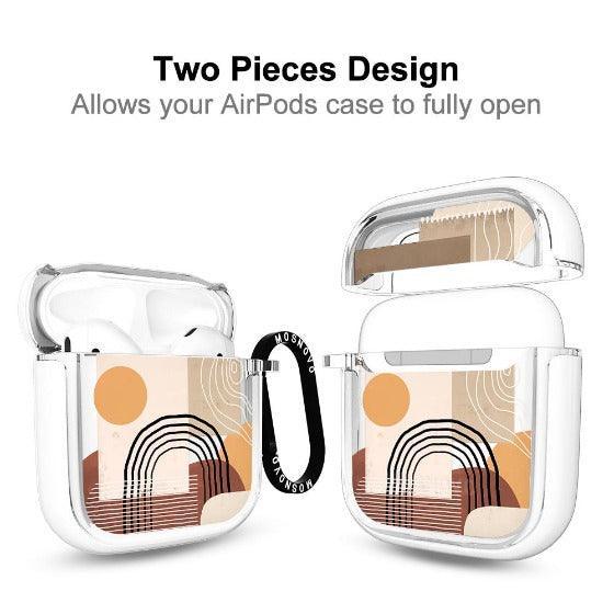 Minimalist Abstract Art AirPods 1/2 Case