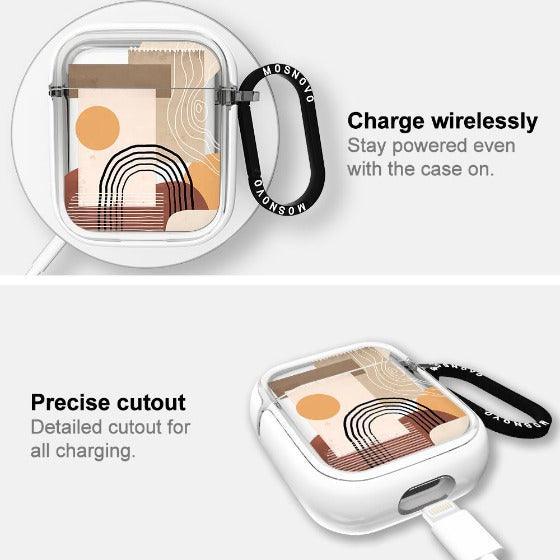 Minimalist Abstract Art AirPods 1/2 Case