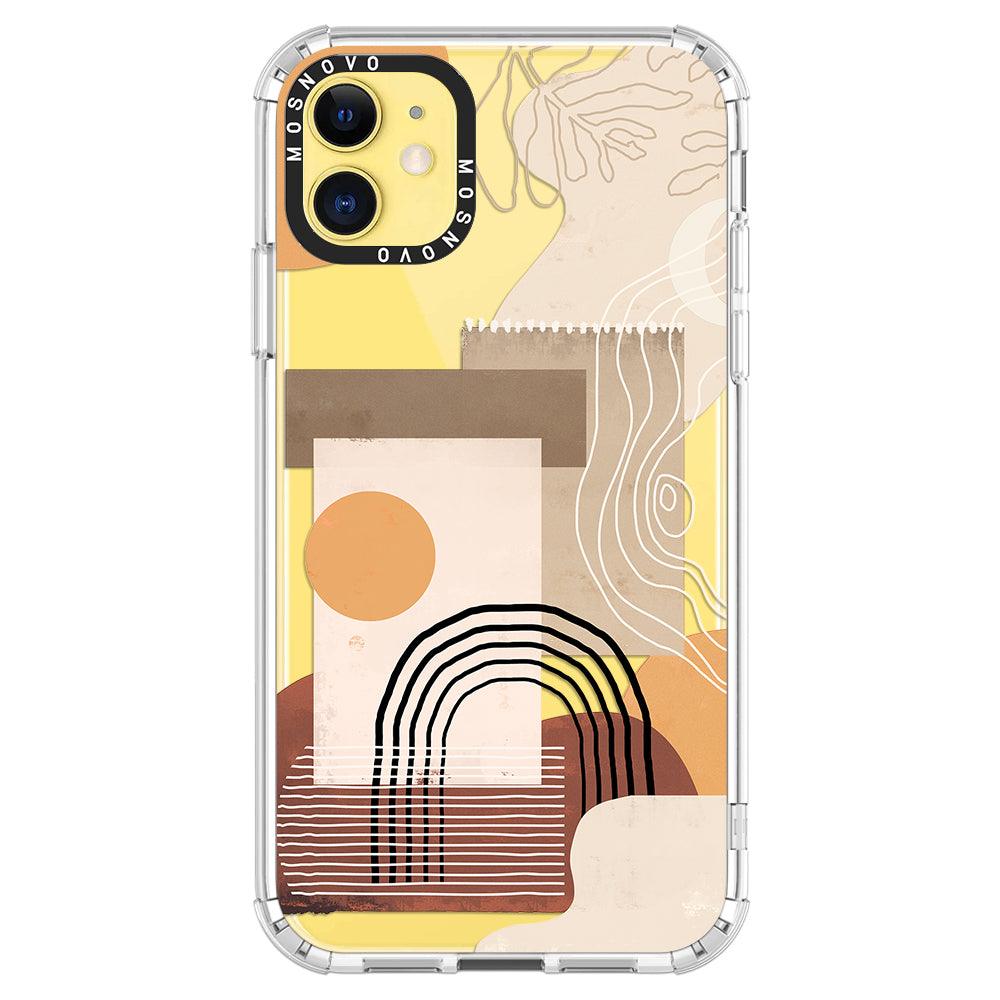 Minimalist Abstract Art Phone Case - iPhone 11 Case - MOSNOVO