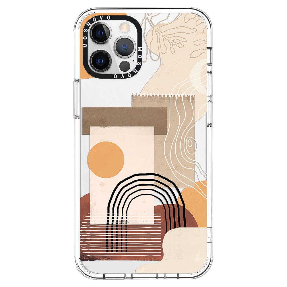 Minimalist Abstract Art Phone Case - iPhone 12 Pro Case - MOSNOVO