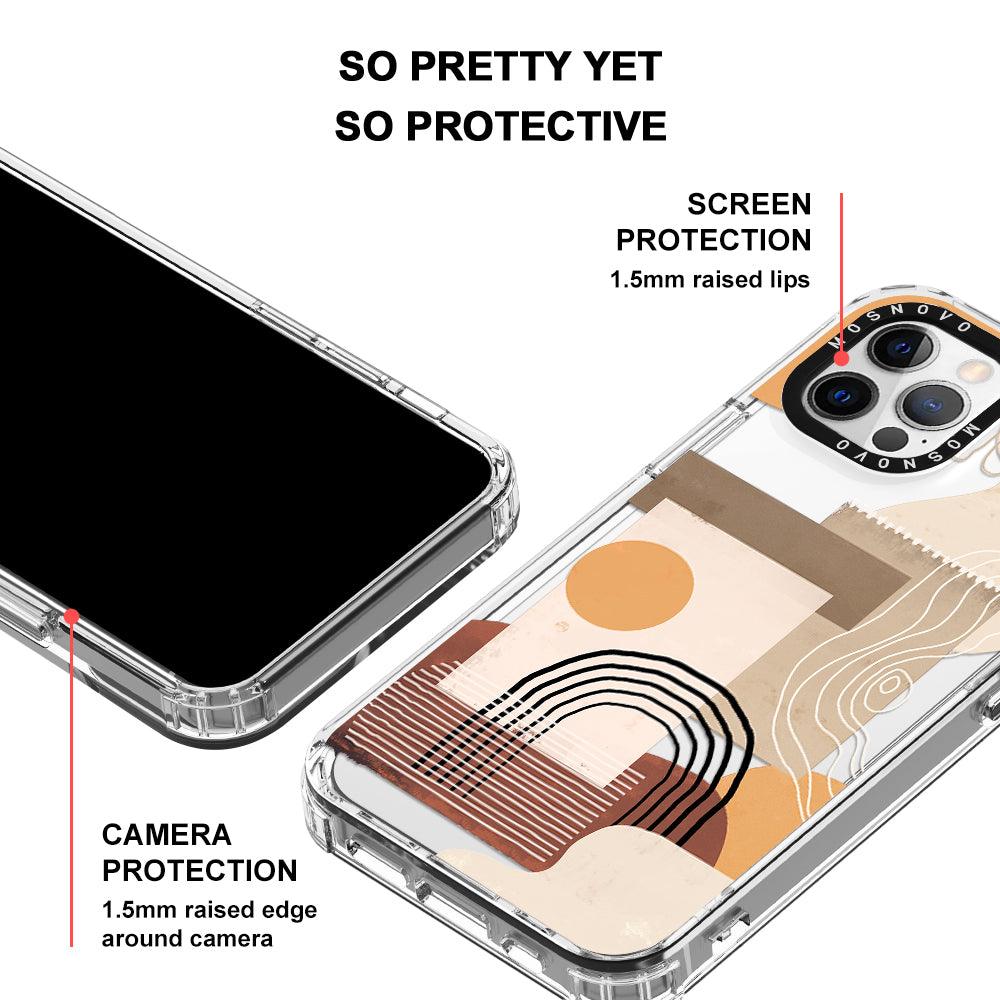 Minimalist Abstract Art Phone Case - iPhone 12 Pro Max Case - MOSNOVO