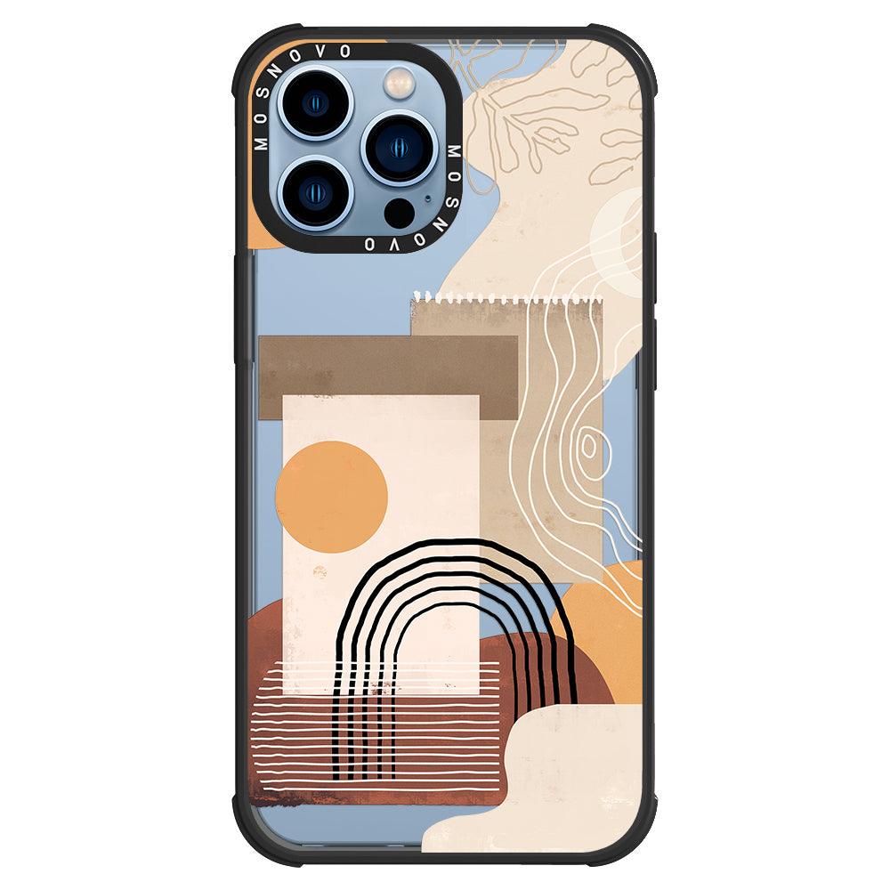 Minimalist Abstract Art Phone Case - iPhone 13 Pro Max Case - MOSNOVO