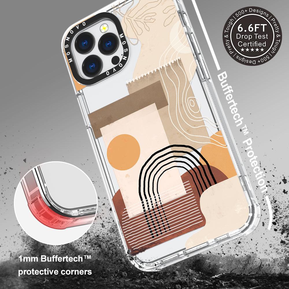 Minimalist Abstract Art Phone Case - iPhone 13 Pro Max Case - MOSNOVO