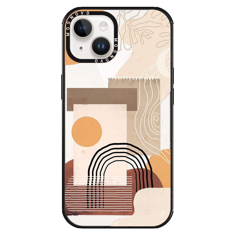 Minimalist Abstract Art Phone Case - iPhone 14 Case - MOSNOVO