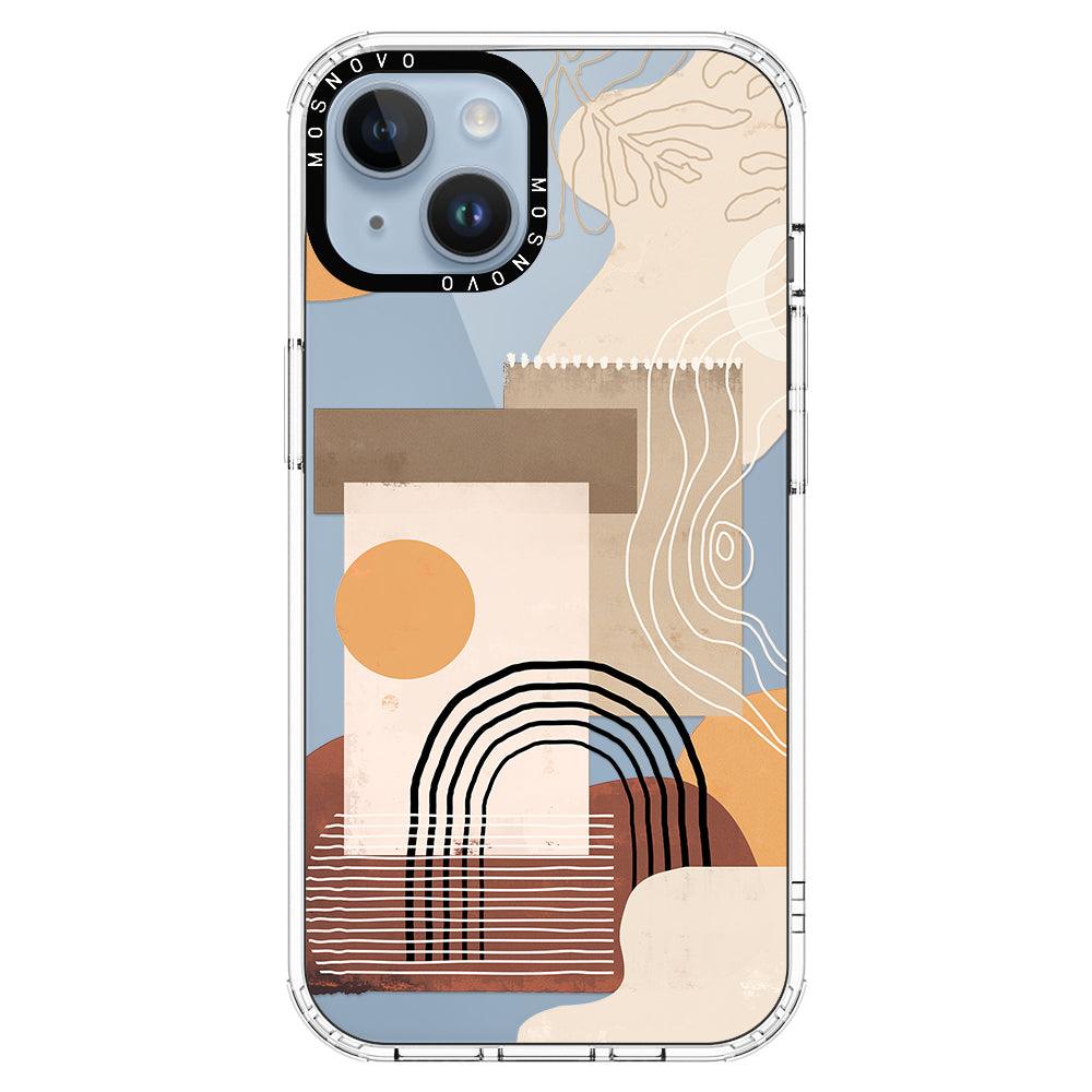Minimalist Abstract Art Phone Case - iPhone 14 Case - MOSNOVO