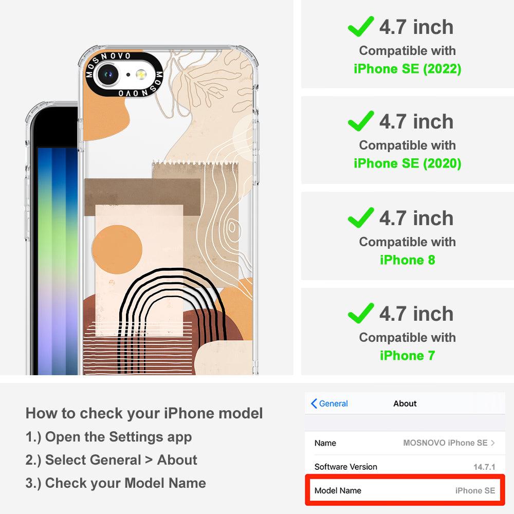 Minimalist Abstract Art Phone Case - iPhone 7 Case - MOSNOVO